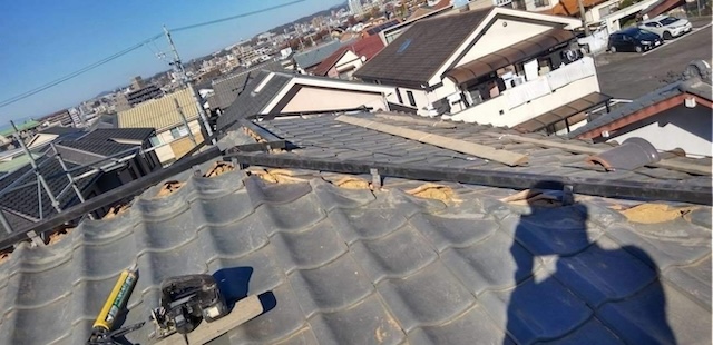 貫板施工・別角度